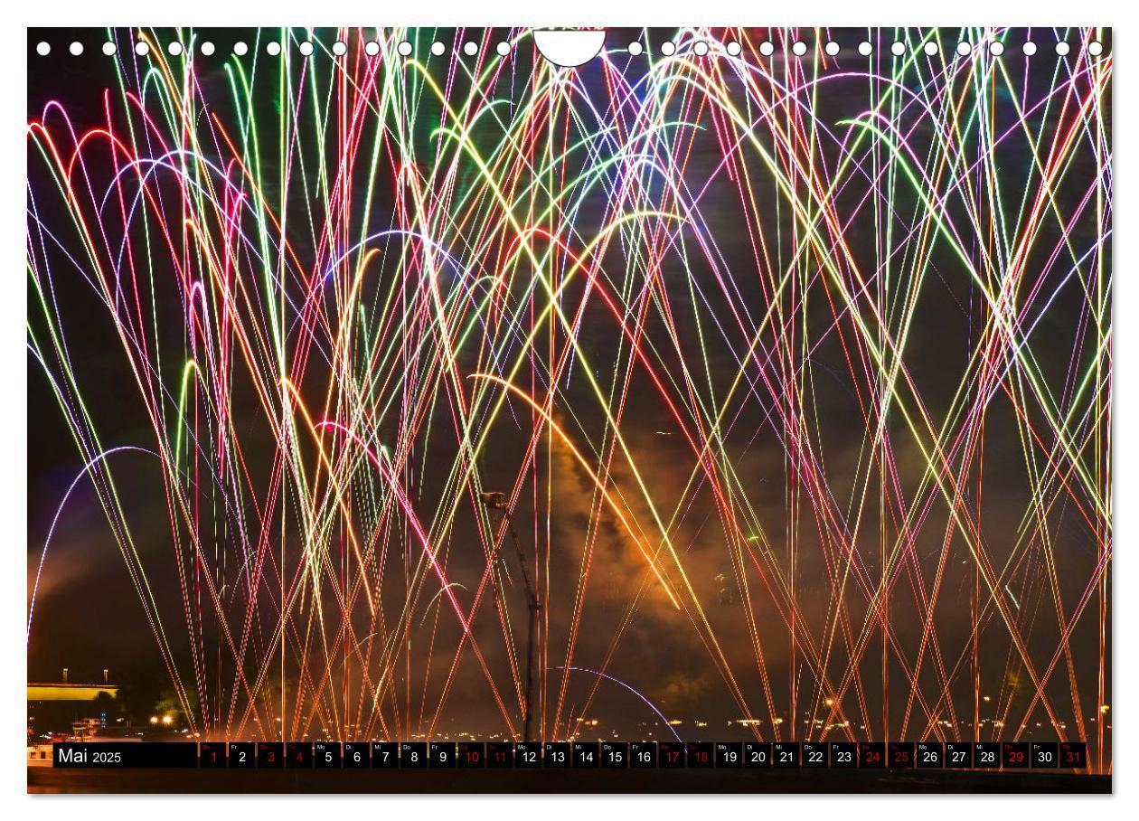 Bild: 9783435063017 | Feuerwerk - Kunstwerke am Himmel (Wandkalender 2025 DIN A4 quer),...