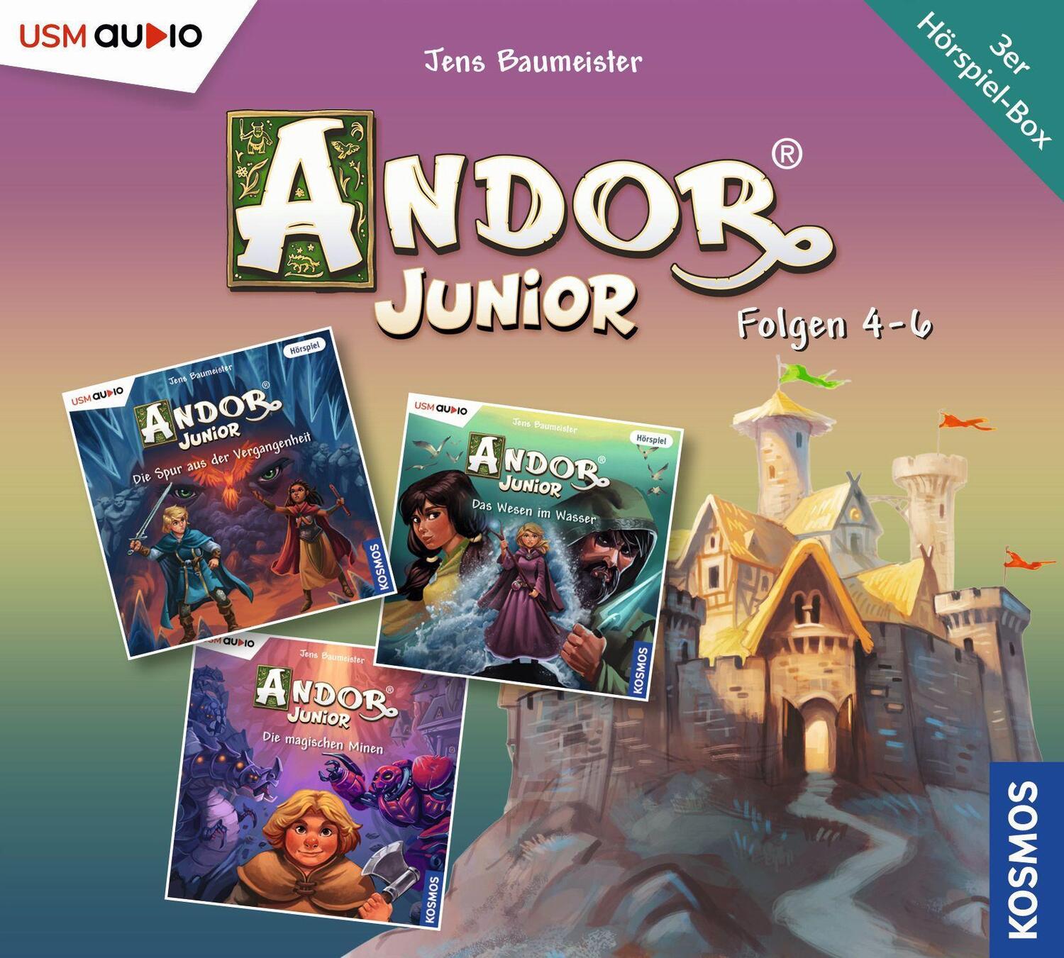 Cover: 9783803234414 | Die große Andor Junior Hörbox Folgen 4-6 (3 Audio CDs) | Baumeister