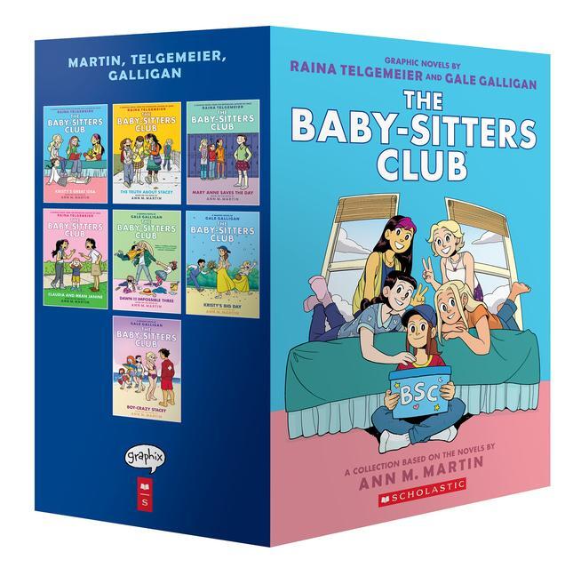 Cover: 9781338603637 | The Baby-Sitters Club Graphic Novels #1-7: A Graphix Collection:...