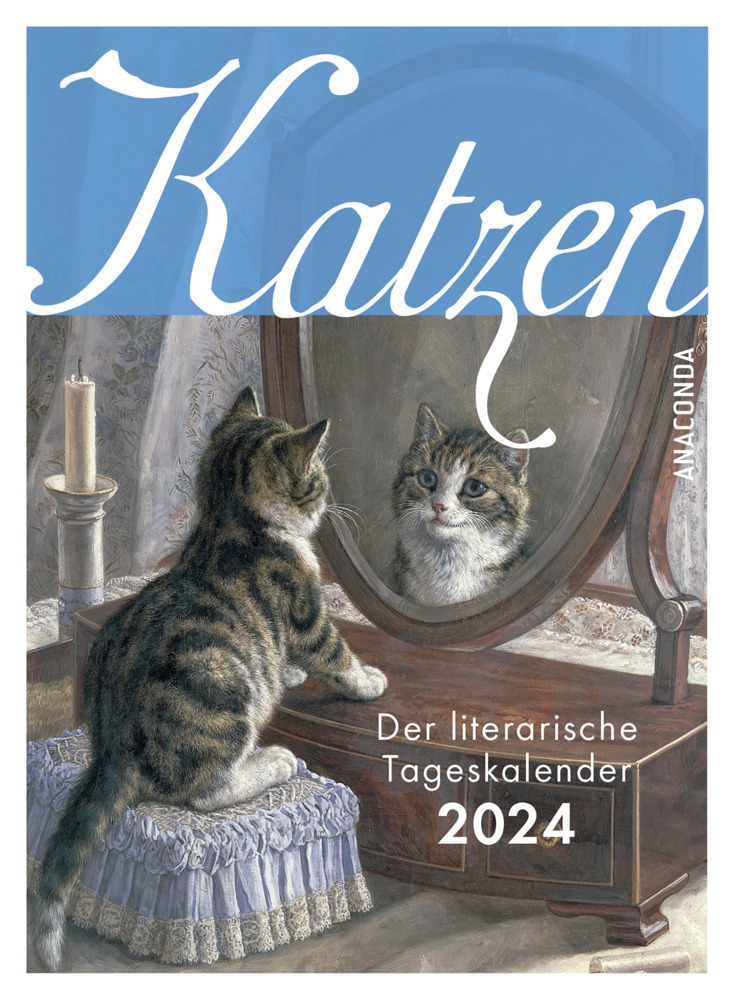 Cover: 9783730612040 | Katzen. Der literarische Tageskalender 2024 | Mareike von Landsberg