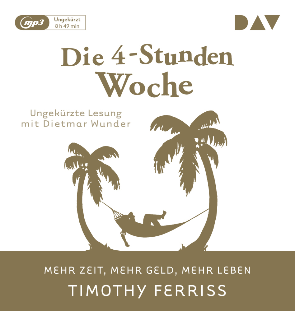 Cover: 9783742404176 | Die 4-Stunden-Woche, 1 Audio-CD, 1 MP3 | Timothy Ferriss | Audio-CD