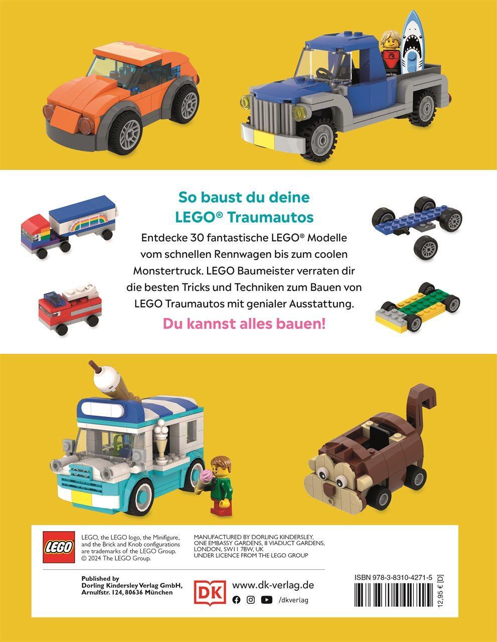 Rückseite: 9783831042715 | LEGO® Bauideen Autos | Buch | 96 S. | Deutsch | 2021