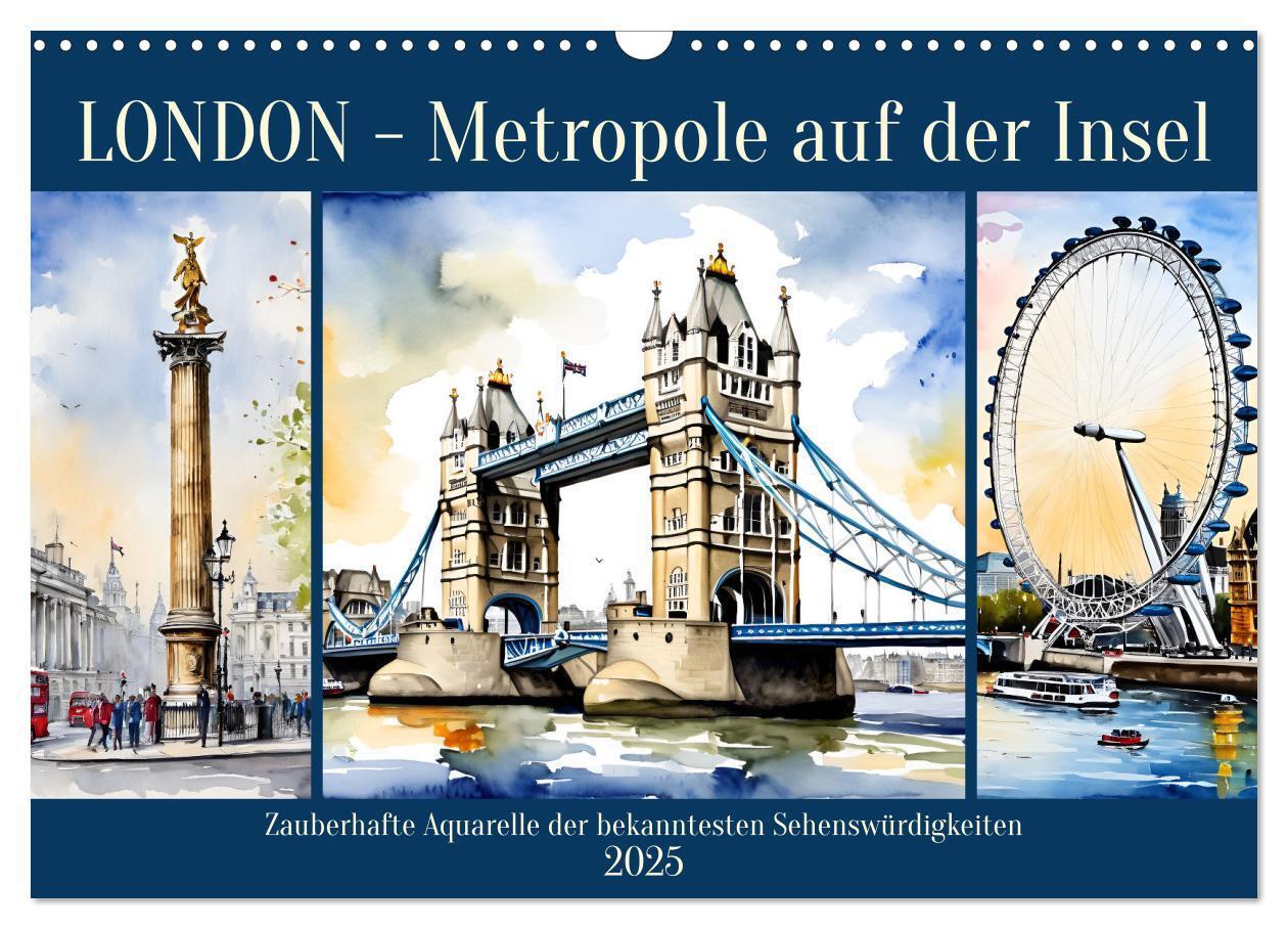 Cover: 9783457175040 | London - Metropole auf der Insel (Wandkalender 2025 DIN A3 quer),...