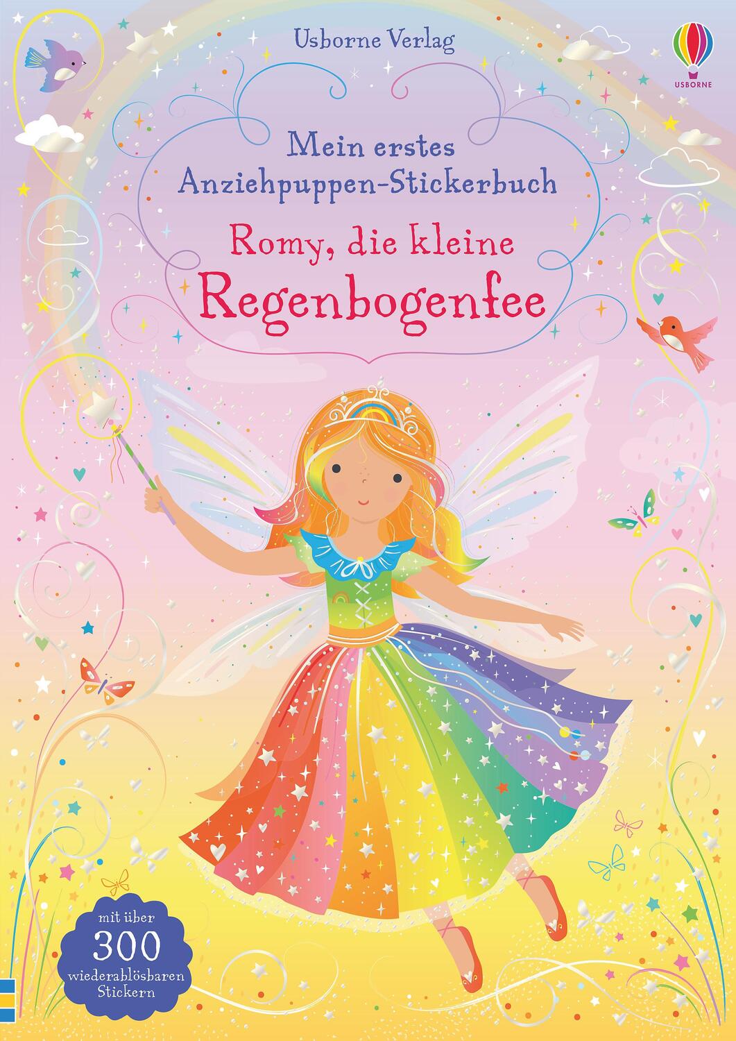 Cover: 9781789413816 | Mein erstes Anziehpuppen-Stickerbuch: Romy, die kleine Regenbogenfee