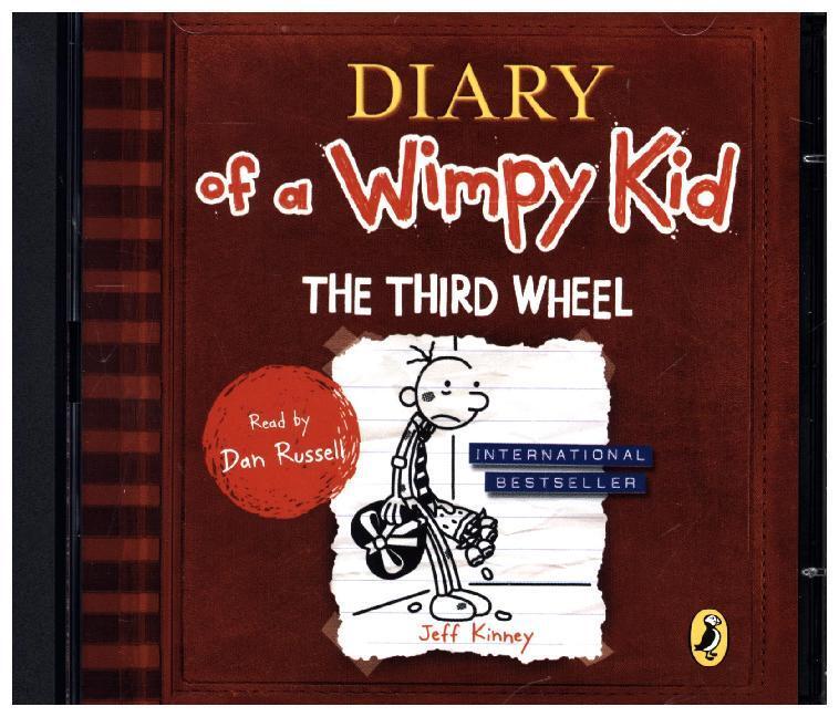 Cover: 9780141345901 | Diary of a Wimpy Kid: The Third Wheel (Book 7), Audio-CD | Jeff Kinney