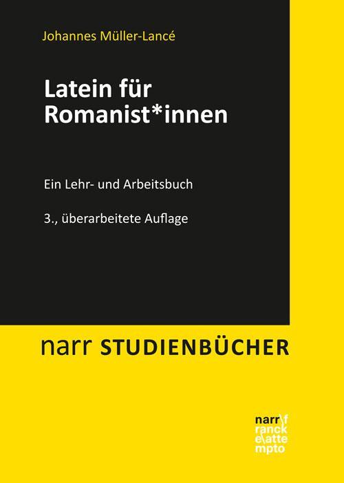 Cover: 9783823384052 | Latein für Romanist*innen | Ein Lehr- und Arbeitsbuch | Müller-Lancé