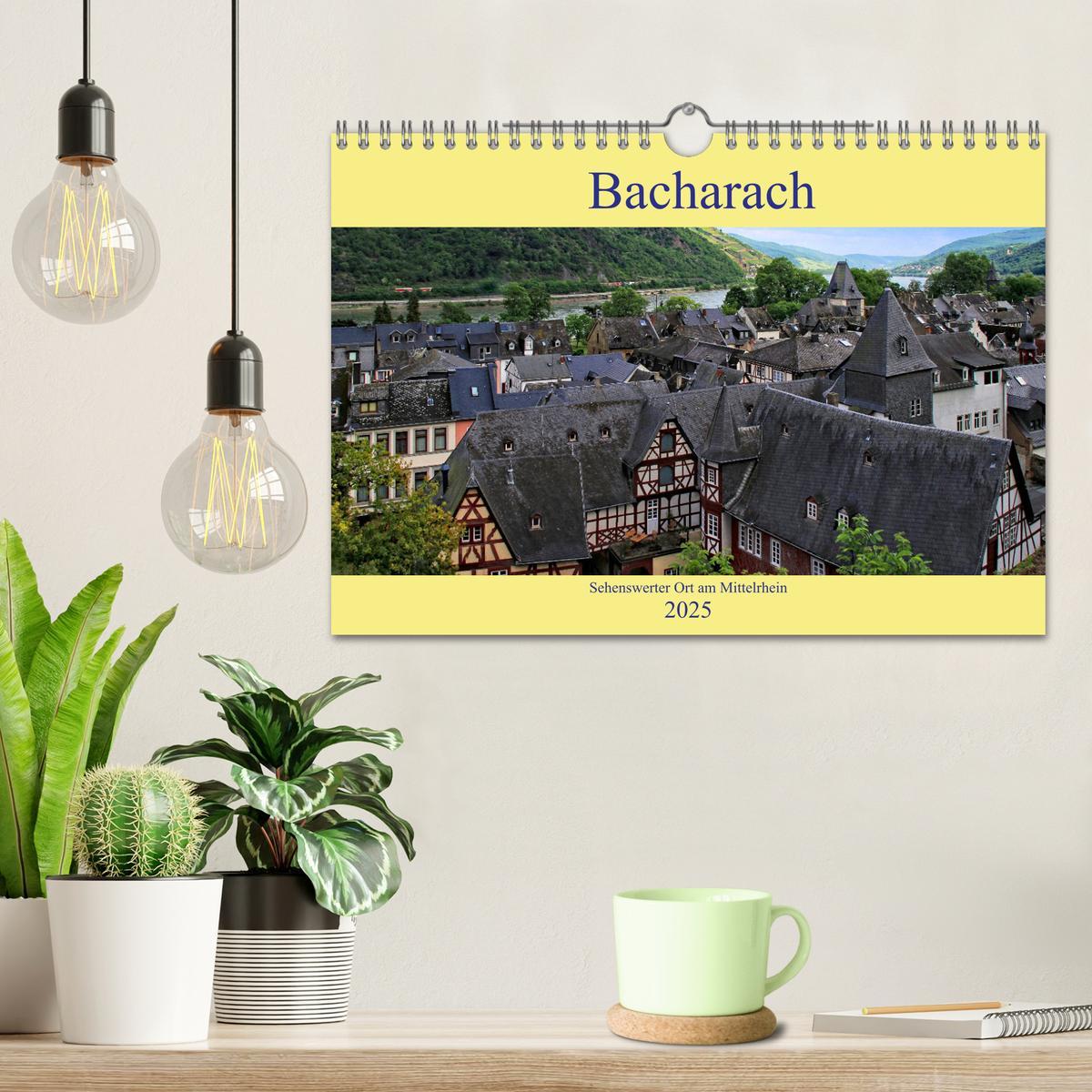 Bild: 9783435369713 | Bacharach - Sehenswerter Ort am Mittelrhein (Wandkalender 2025 DIN...