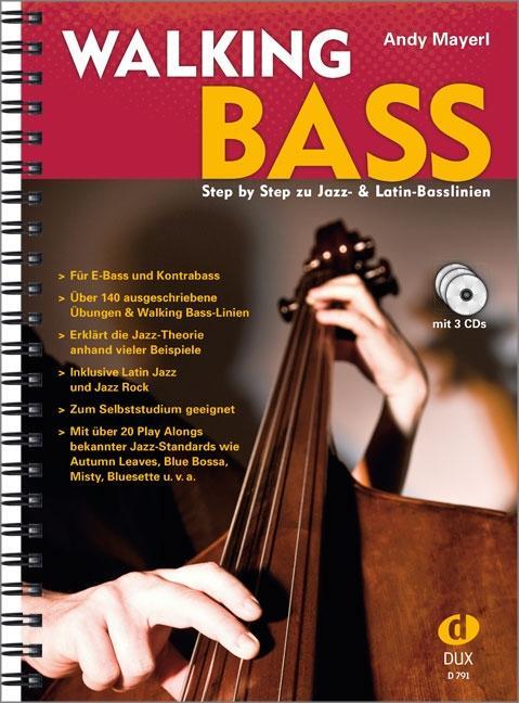 Cover: 9783868490077 | Walking Bass | Step by Step zu Jazz- & Latin-Basslinien | Broschüre