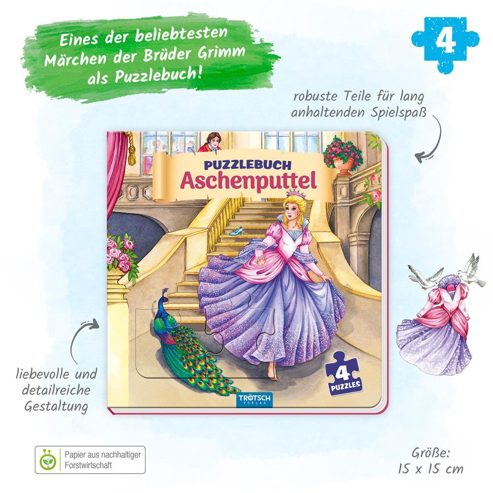 Bild: 9783965526730 | Trötsch Pappenbuch Puzzlebuch Aschenputtel | Trötsch Verlag | Buch