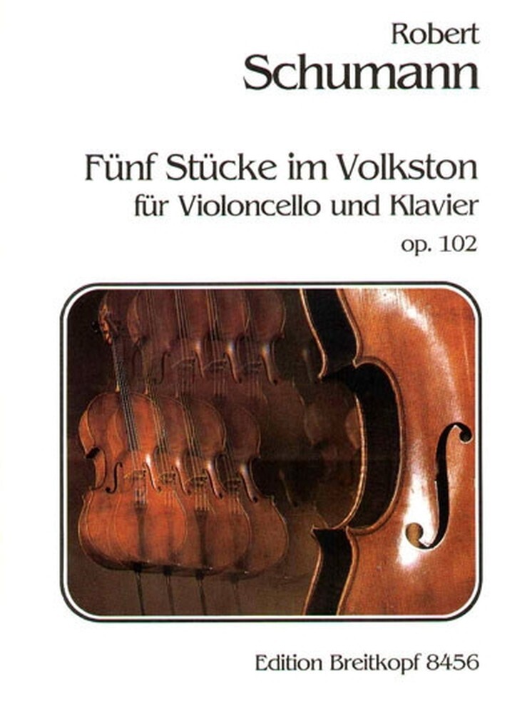 Cover: 9790004177525 | Fünf Stücke im Volkston op.102, Ausgabe für Violoncello und Klavier