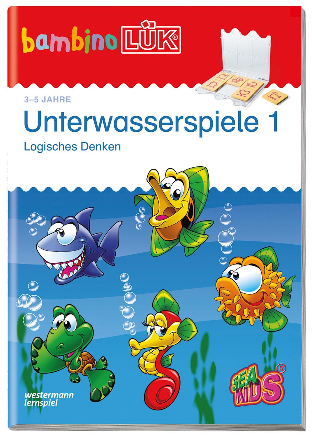 Cover: 9783837775129 | bambinoLÜK. Unterwasserspiele 1 | 3/4/5 Jahre | Broschüre | Deutsch