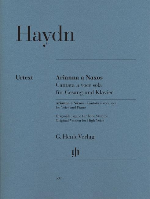 Cover: 9790201805375 | Arianna A Naxos - Cantata A Voce Sola | Joseph Haydn | Buch | Deutsch