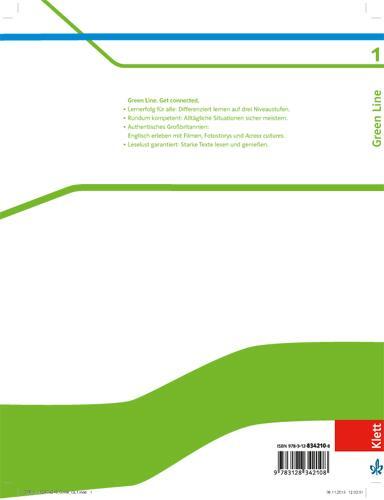 Cover: 9783128342108 | Green Line 1. Schülerbuch. Neue Ausgabe | Buch | Englisch | 2014