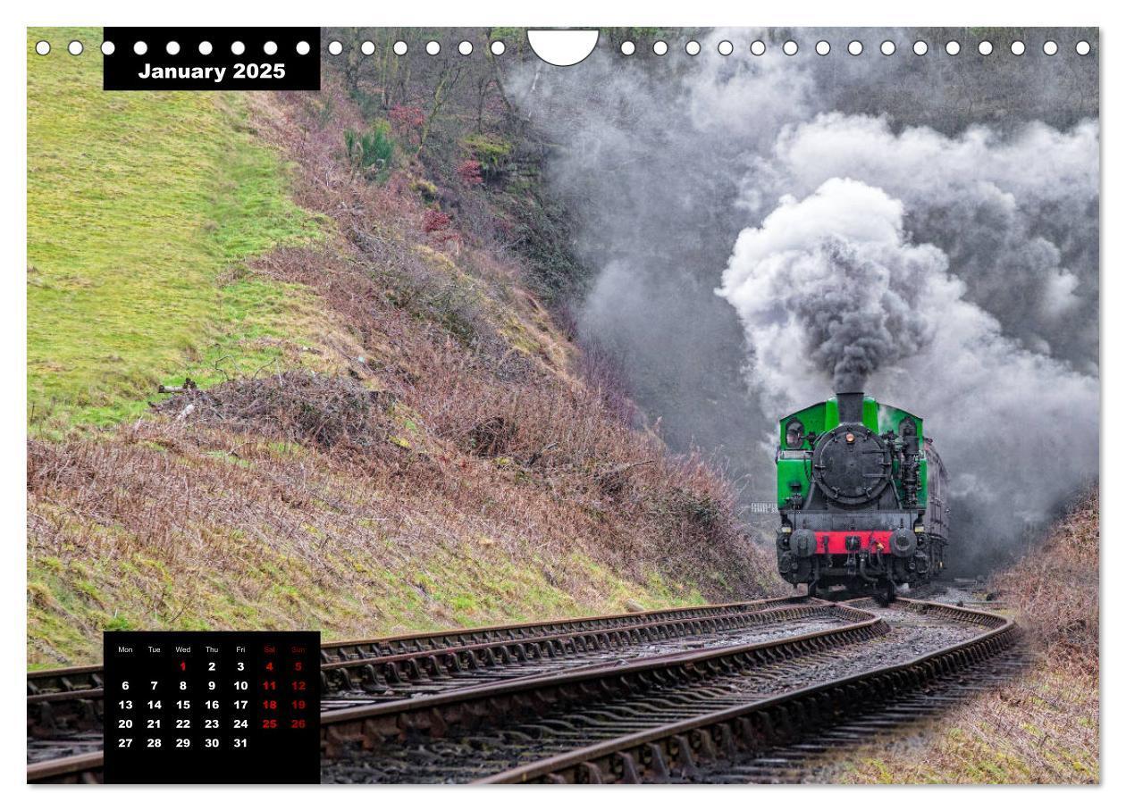 Bild: 9781325977055 | Assorted photographs of STEAM LOCOMOTIVES (Wall Calendar 2025 DIN...