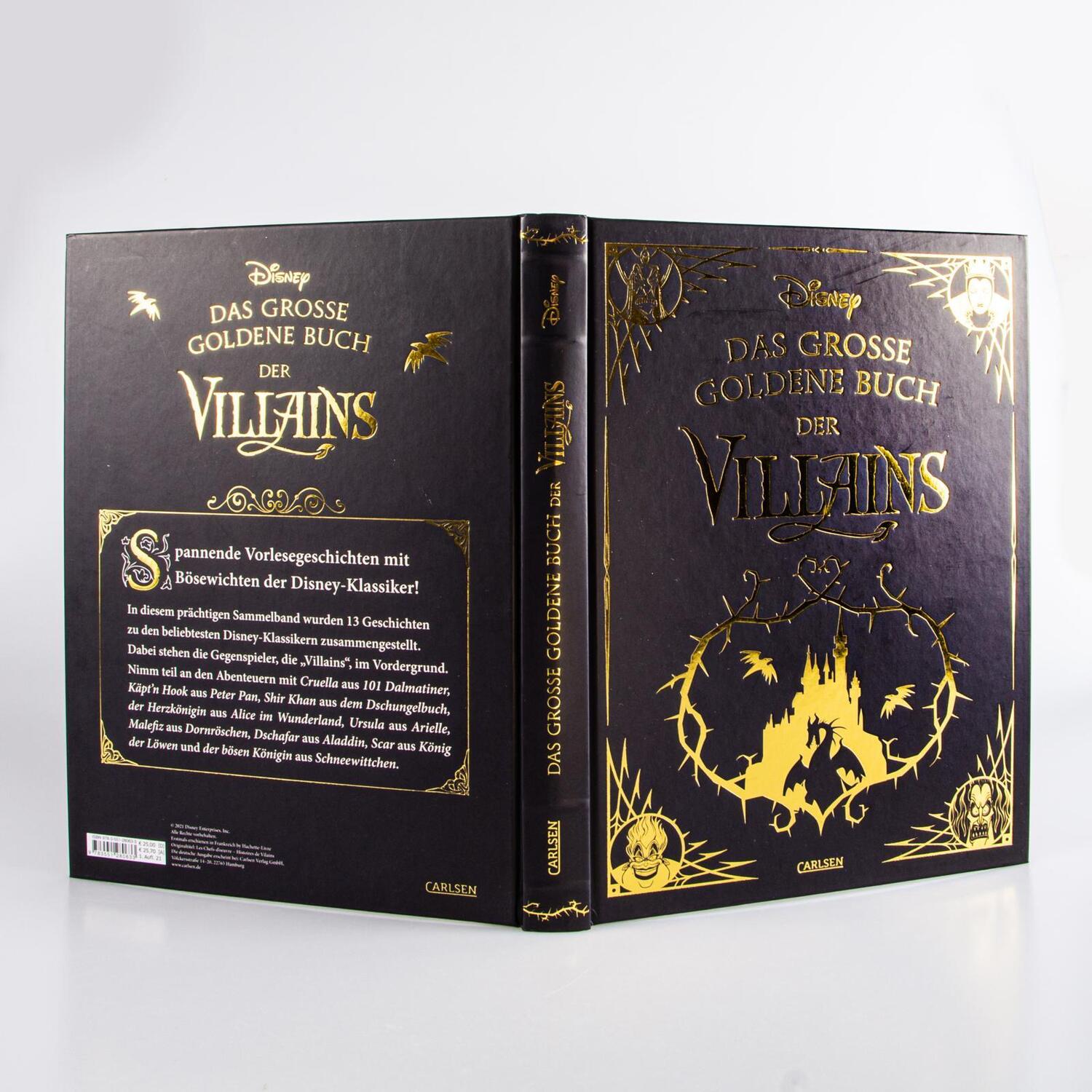 Bild: 9783551280633 | Disney: Das große goldene Buch der Villains | Walt Disney | Buch