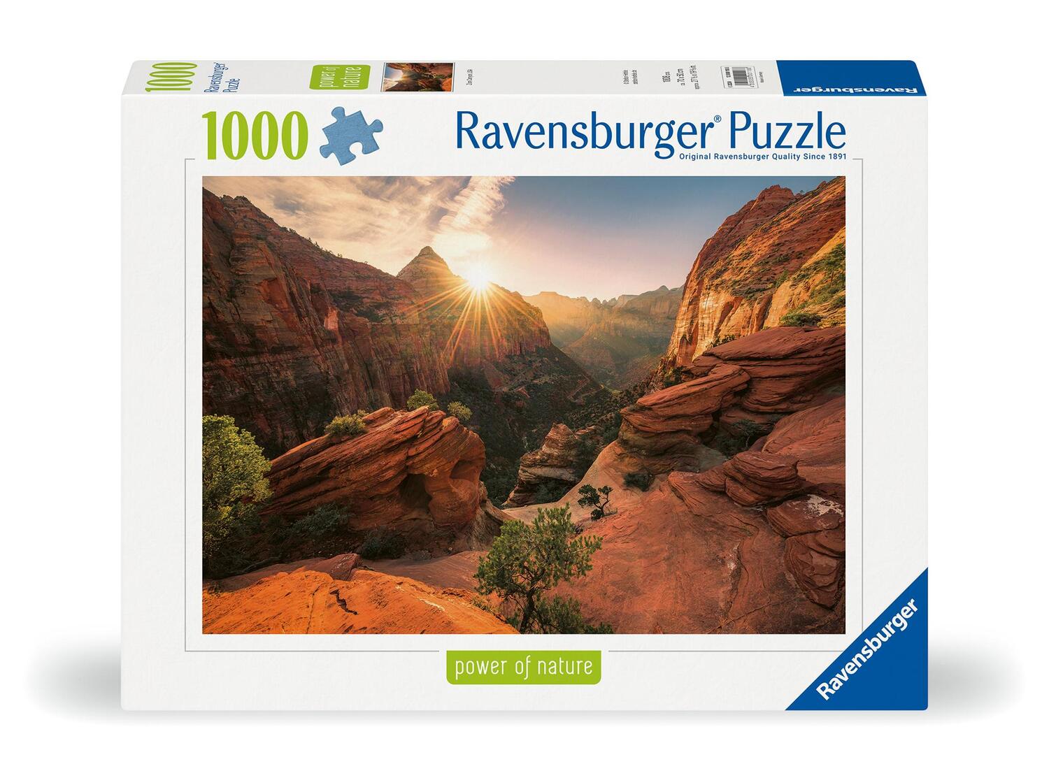 Cover: 4005555001188 | Ravensburger Puzzle Nature Edition 12000118 - Zion Canyon USA -...