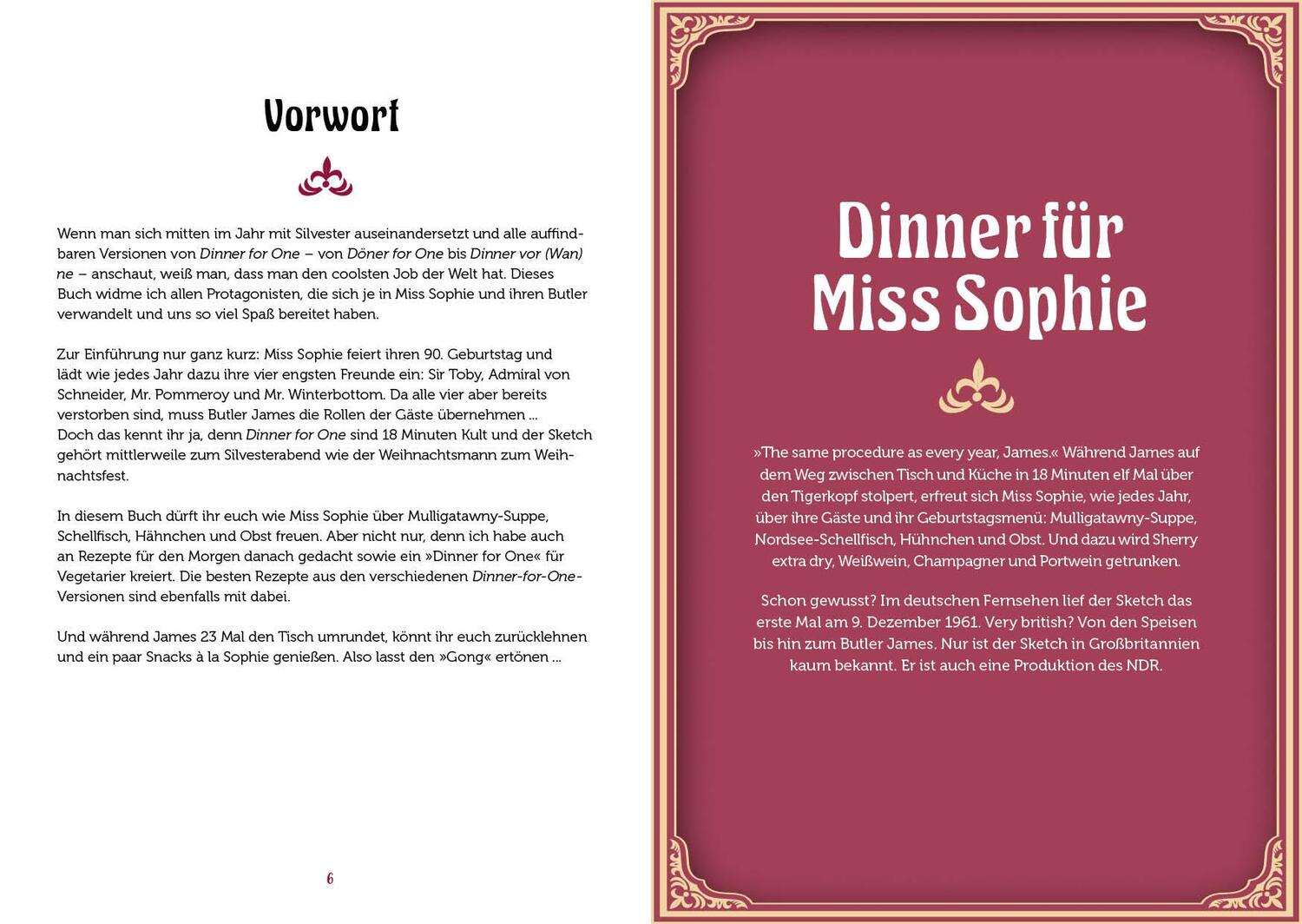 Bild: 9783742319128 | Dinner for One - Das Kochbuch | Patrick Rosenthal | Buch | 4-farbig