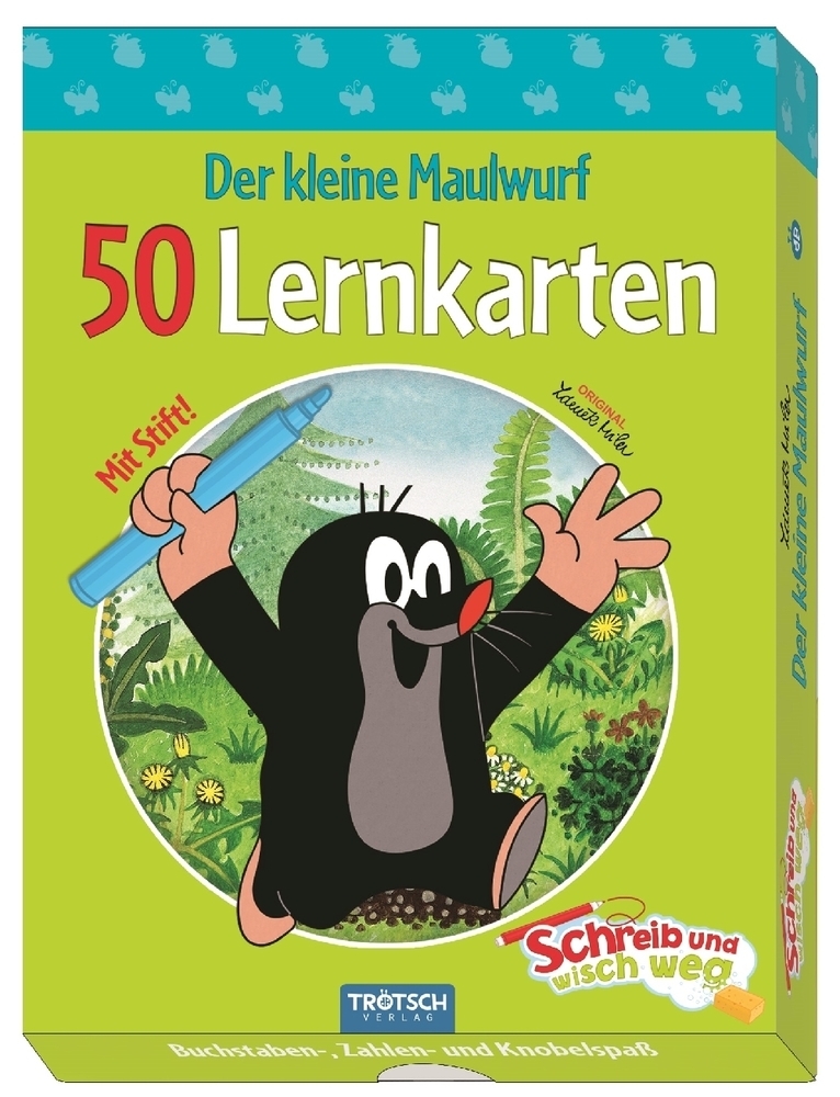 Cover: 4260500163711 | Der kleine Maulwurf Lernkarten Schreib-und-wisch-weg in Box | KG | Box