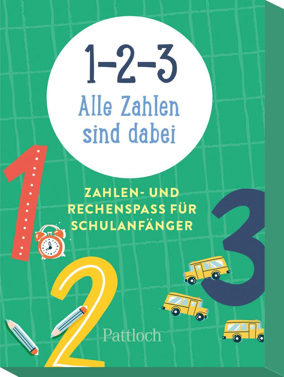 Cover: 4260308344701 | 1, 2, 3 - Alle Zahlen sind dabei | Pattloch Verlag | Spiel | Schachtel