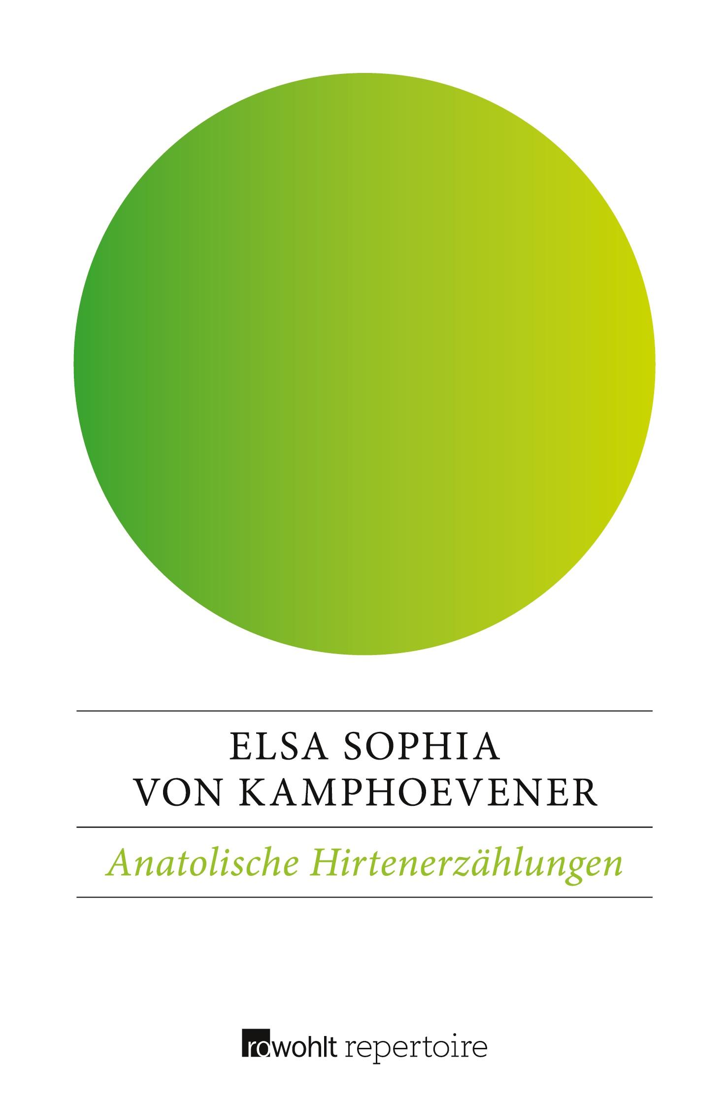 Cover: 9783688108336 | Anatolische Hirtenerzählungen | Elsa Sophia von Kamphoevener | Buch