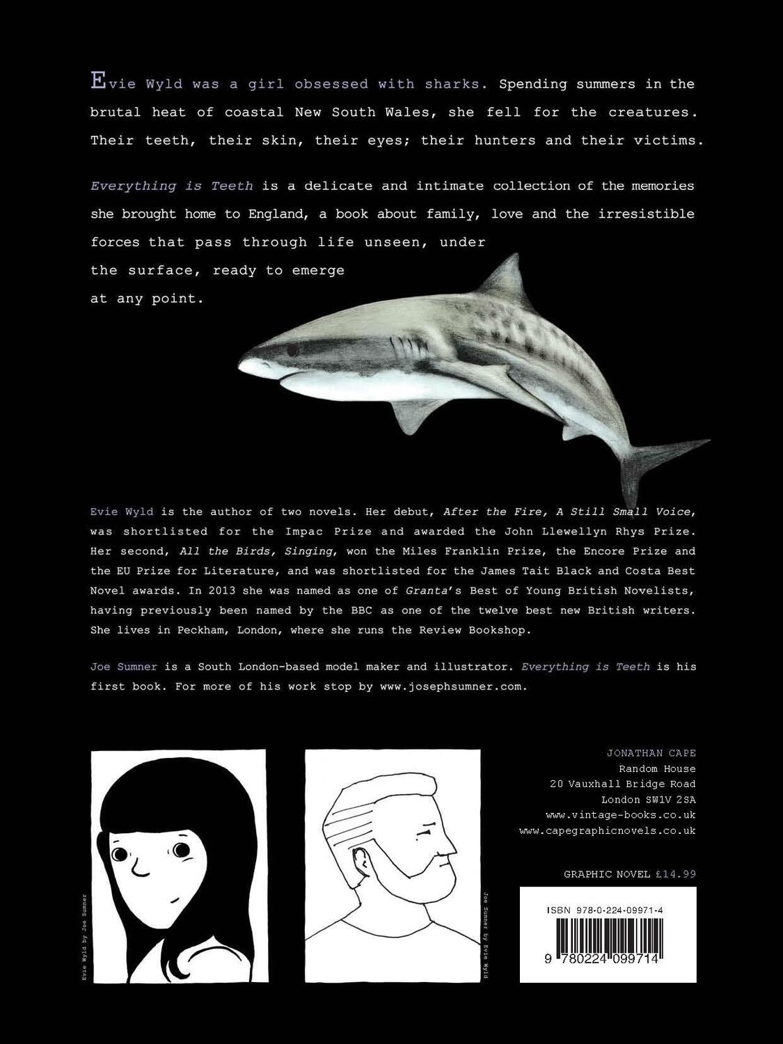 Rückseite: 9780224099714 | Everything is Teeth | Evie Wyld (u. a.) | Buch | Gebunden | Englisch