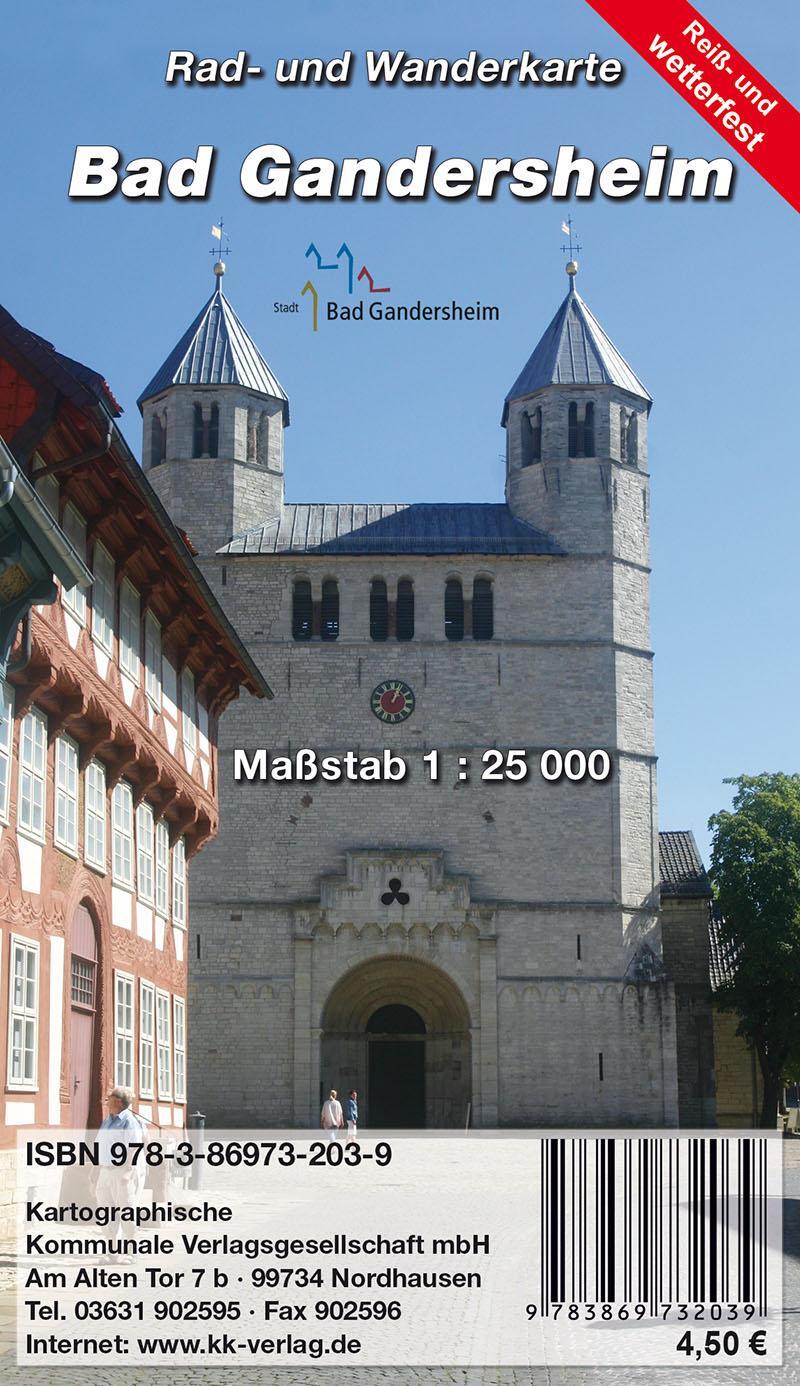Cover: 9783869732039 | Bad Gandersheim | Rad- und Wanderkarte (reiß- und wetterfest) | mbH