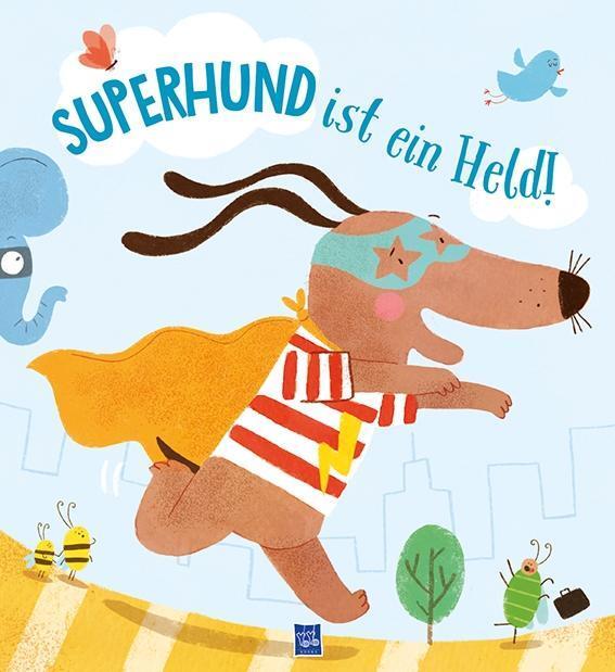 Cover: 9789463995467 | Superhund ist ein Held! | Tasche mit Pappenbuch und großer Handpuppe