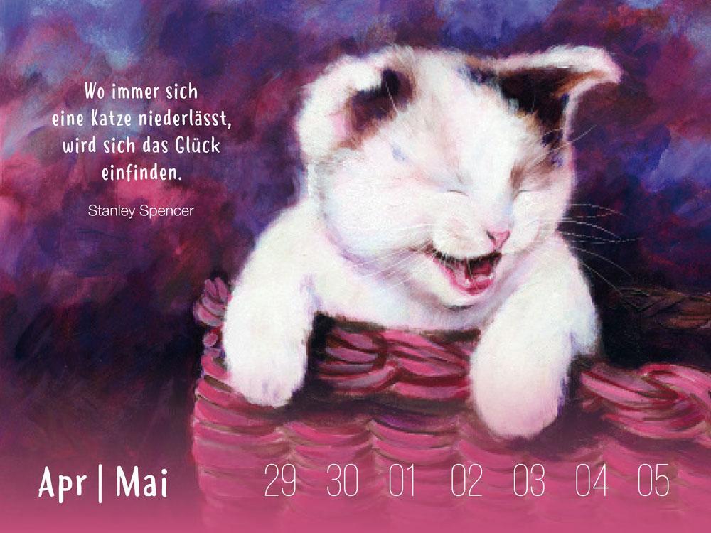 Bild: 9783963080395 | Dauerkalender für Katzenliebhaber | Kunstedition ¿1 | Busse | Kalender