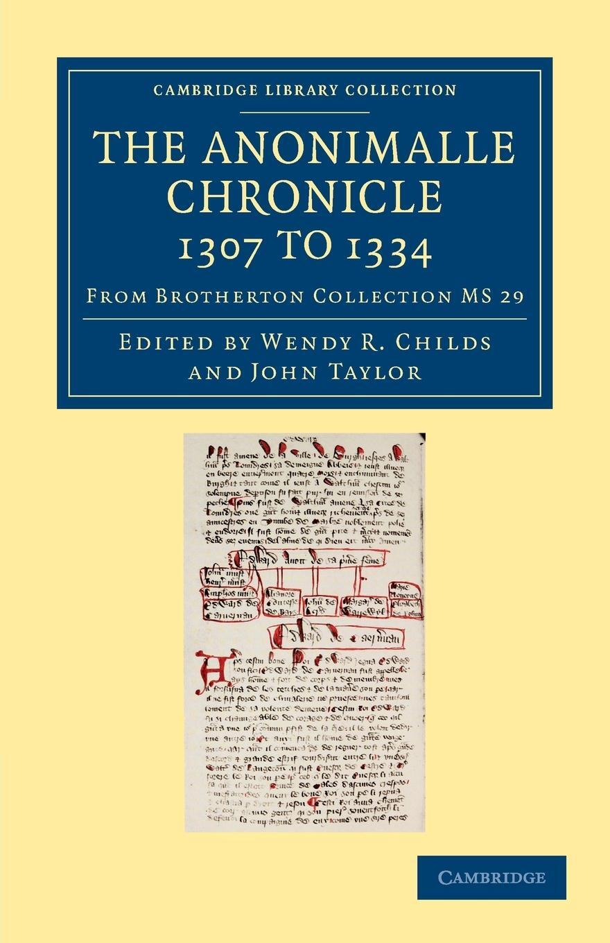 Cover: 9781108061926 | The Anonimalle Chronicle 1307 to 1334 | John Taylor | Taschenbuch