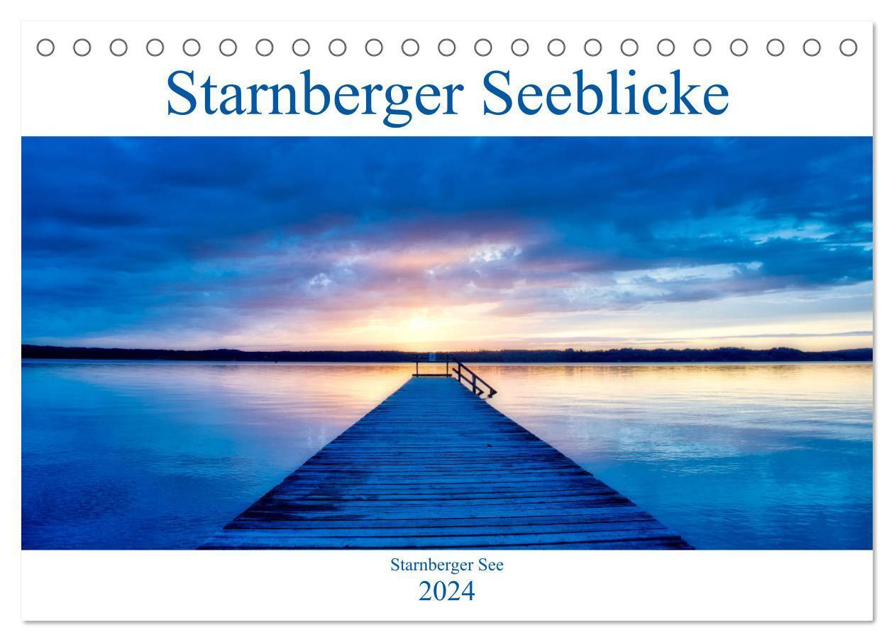 Cover: 9783383133305 | Starnberger Seeblicke (Tischkalender 2024 DIN A5 quer), CALVENDO...