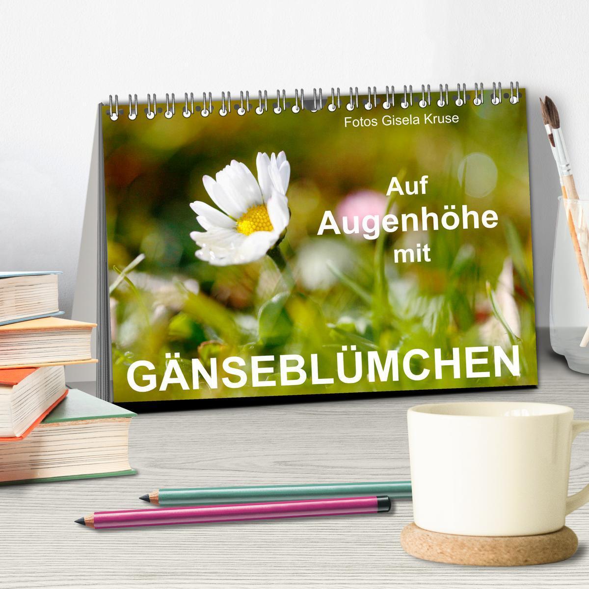 Bild: 9783435254194 | Auf Augenhöhe mit Gänseblümchen (Tischkalender 2025 DIN A5 quer),...