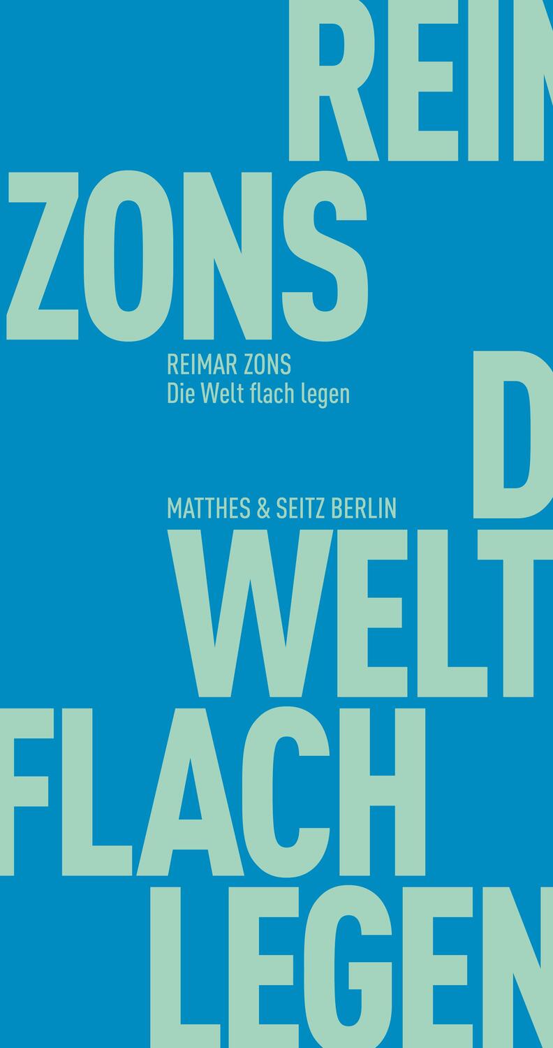 Cover: 9783751805254 | Die Welt flach legen | Raimar Zons | Taschenbuch | Deutsch | 2022