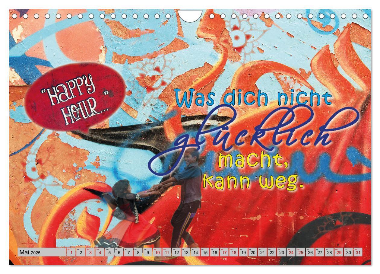 Bild: 9783383869884 | Optimisten leben länger (Wandkalender 2025 DIN A4 quer), CALVENDO...