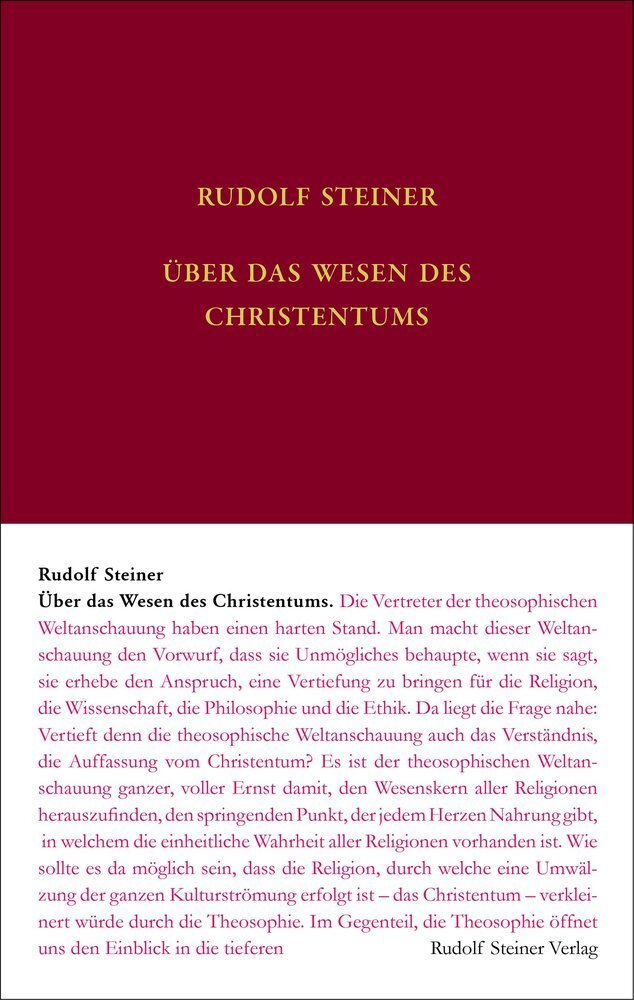 Cover: 9783727406805 | Über das Wesen des Christentums | Rudolf Steiner (u. a.) | Buch | 2020