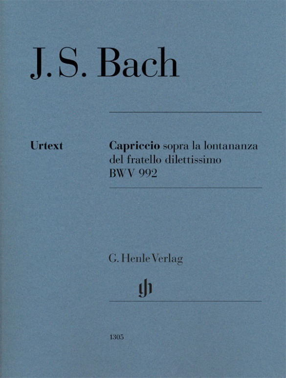 Cover: 9790201813059 | Bach, Johann Sebastian - Capriccio sopra la lontananza del fratello...