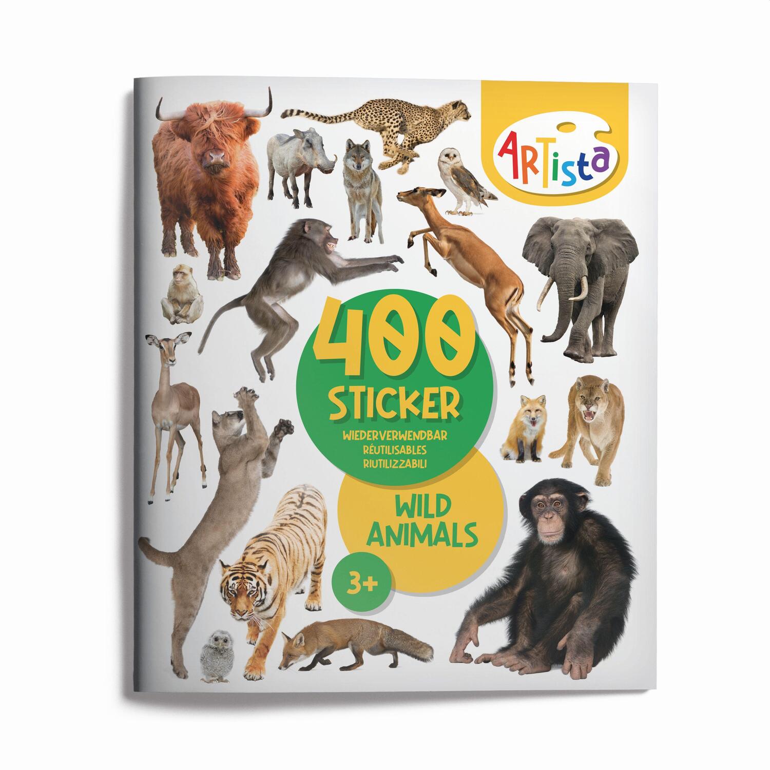 Cover: 7640250151256 | Artista - Stickerbuch Wildtiere | Artista | Broschüre | Deutsch | 2023