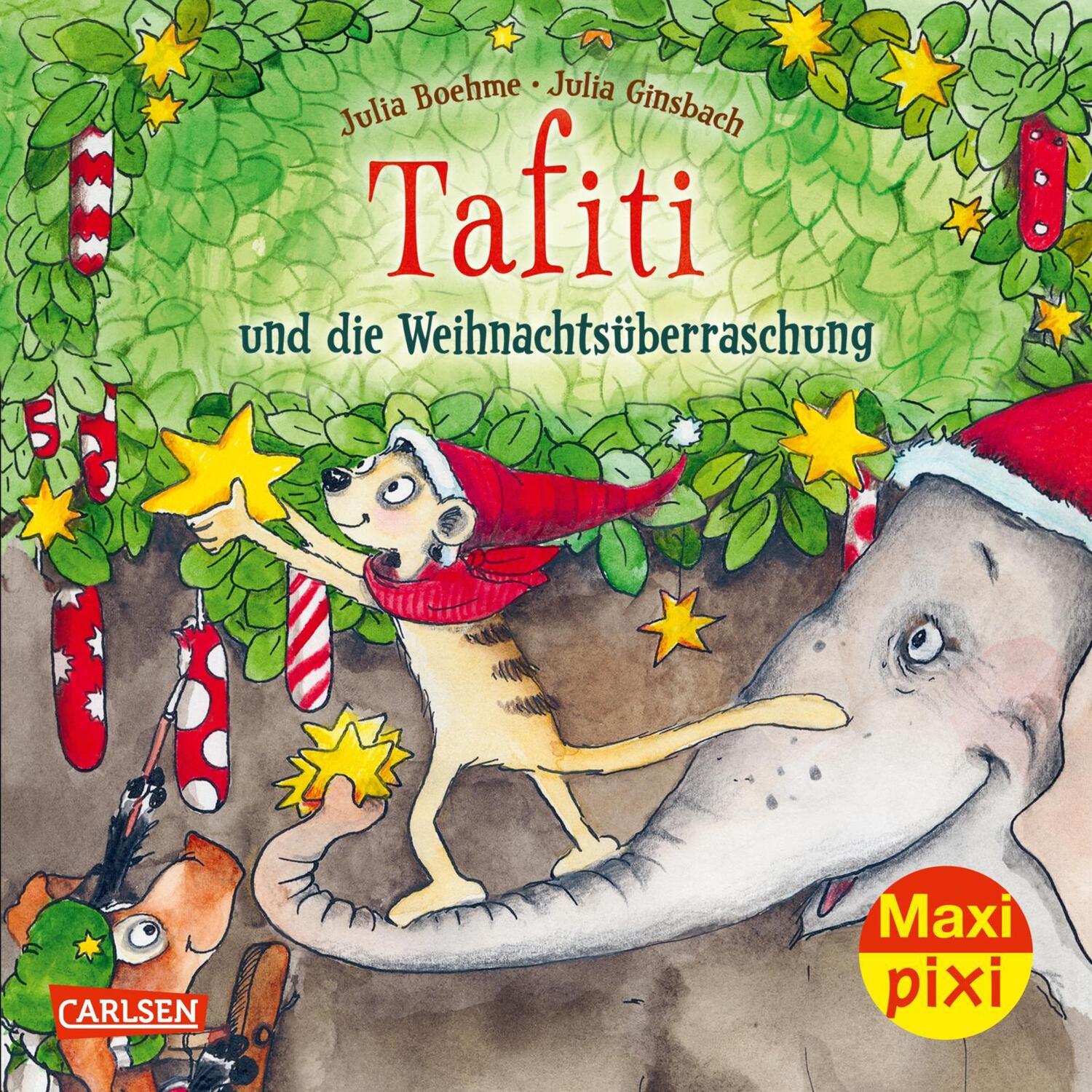 Cover: 9783551054968 | Maxi Pixi 384: VE 5: Tafiti und die Weihnachtsüberraschung (5...