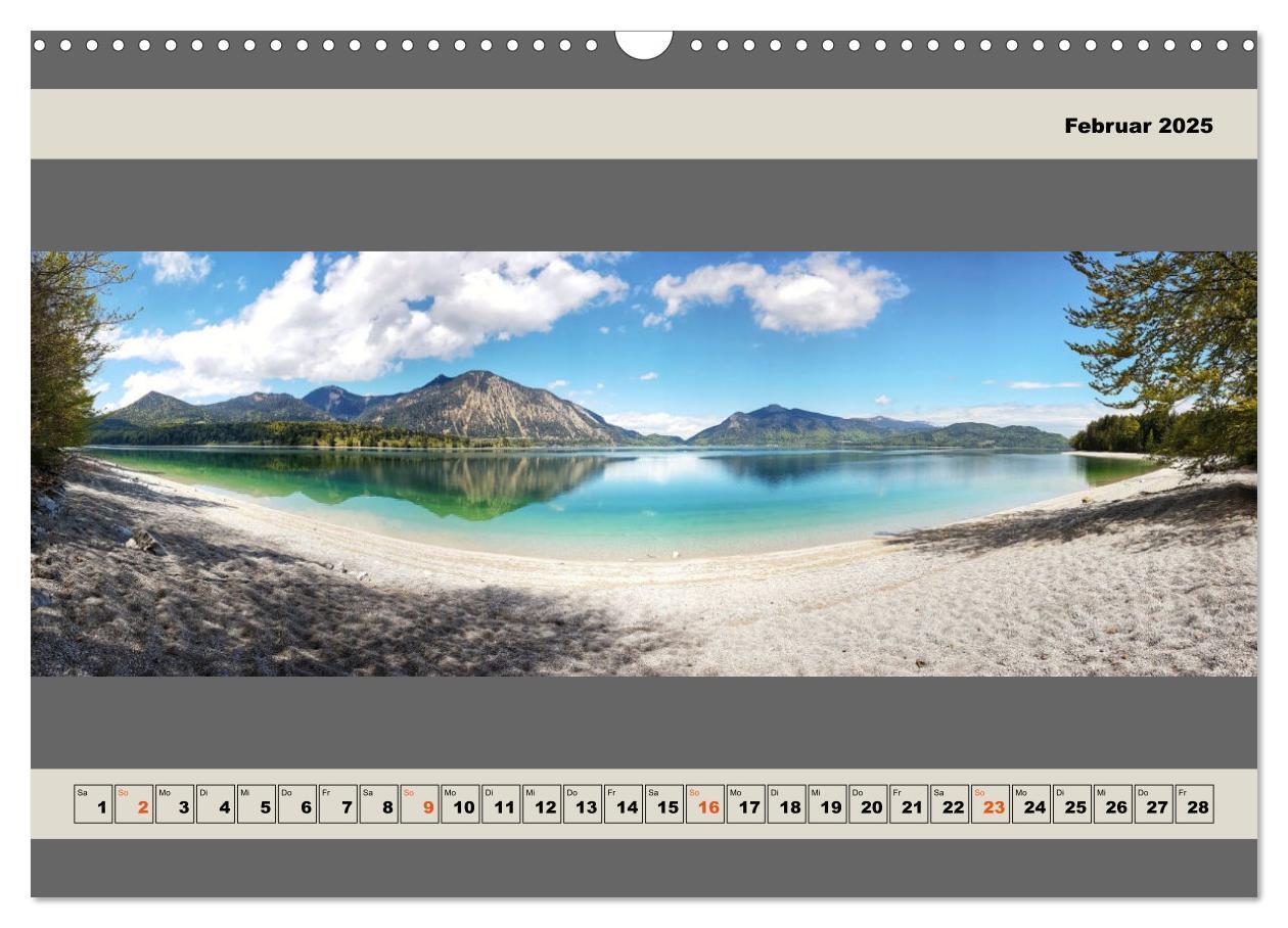 Bild: 9783383995958 | Walchensee Panorama (Wandkalender 2025 DIN A3 quer), CALVENDO...