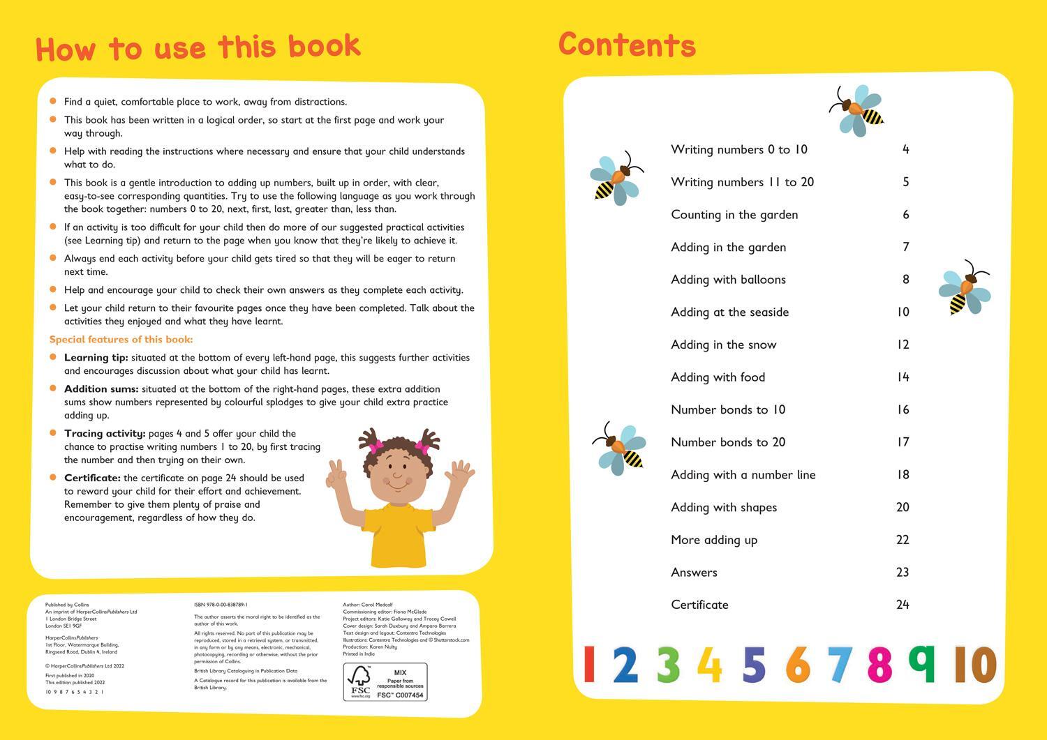 Bild: 9780008387891 | Adding Up Ages 3-5 | Ideal for Home Learning | Collins Easy Learning