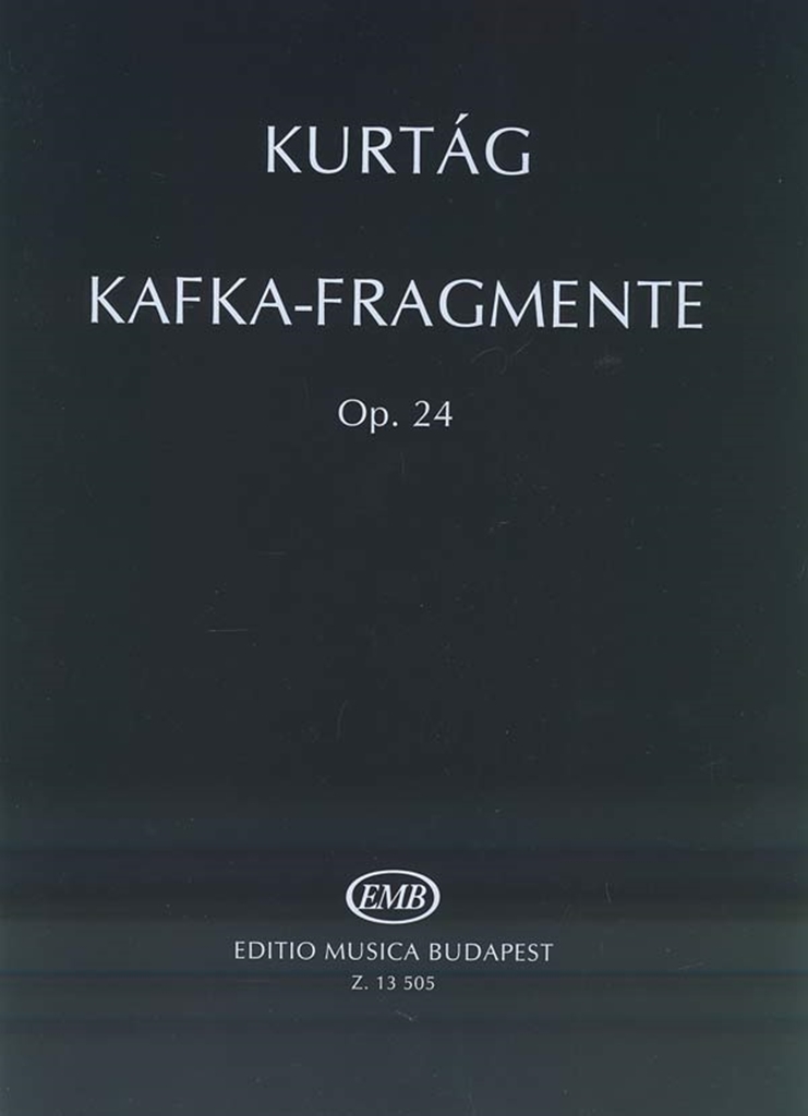 Cover: 9790080135051 | Kafka-Fragmente op.24 für Sopran und Violine | György Kurtág | Buch