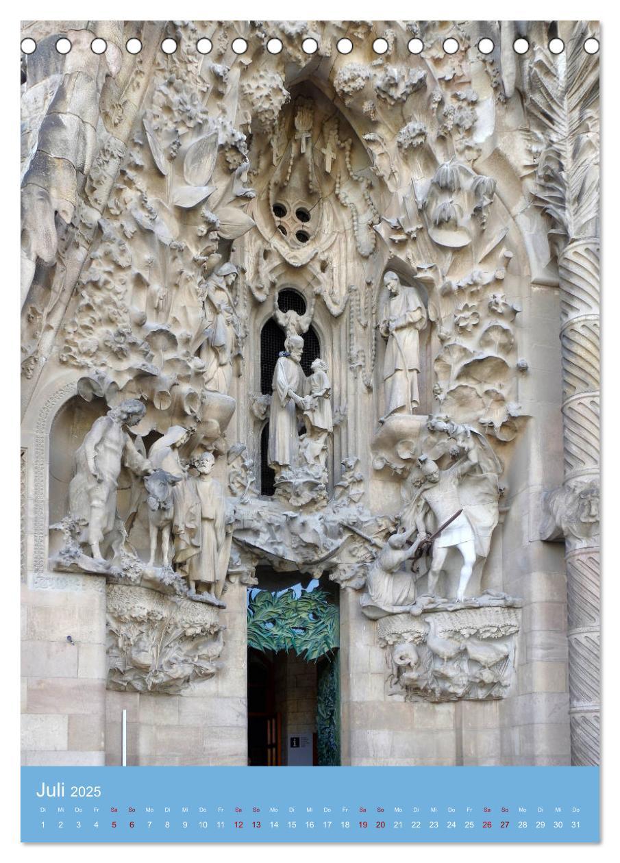 Bild: 9783435909797 | Sagrada Família - Gaudís unvollendetes Meisterwerk (Tischkalender...