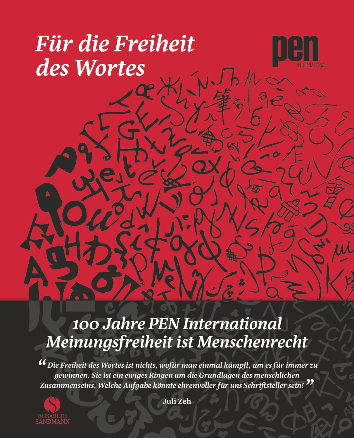 Cover: 9783945543917 | Für die Freiheit des Wortes - 100 Jahre PEN International | Buch