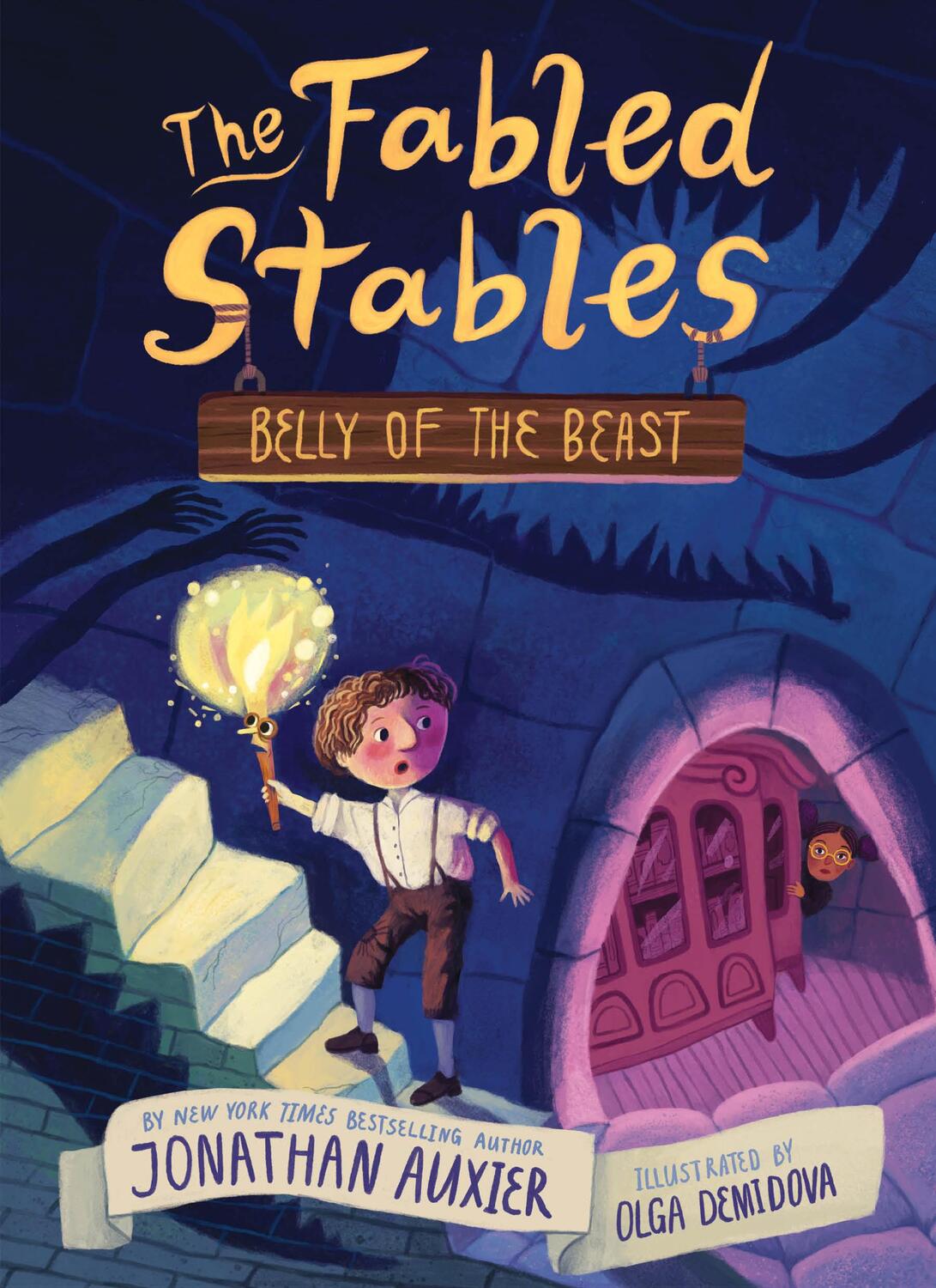 Cover: 9781419742750 | Belly of the Beast (The Fabled Stables Book #3) | Jonathan Auxier