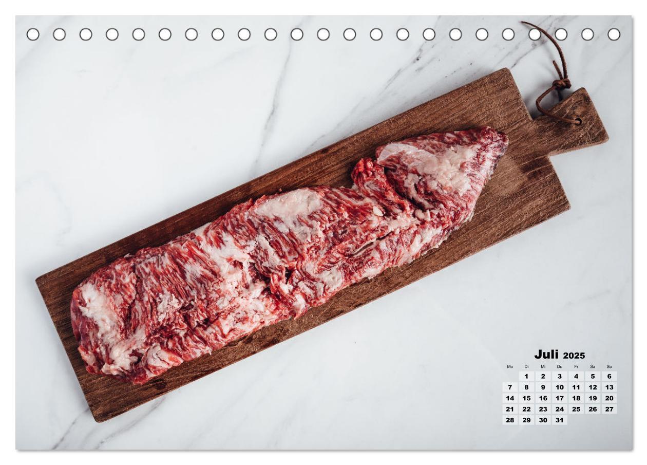 Bild: 9783435096275 | WAGYU (Tischkalender 2025 DIN A5 quer), CALVENDO Monatskalender | 2025