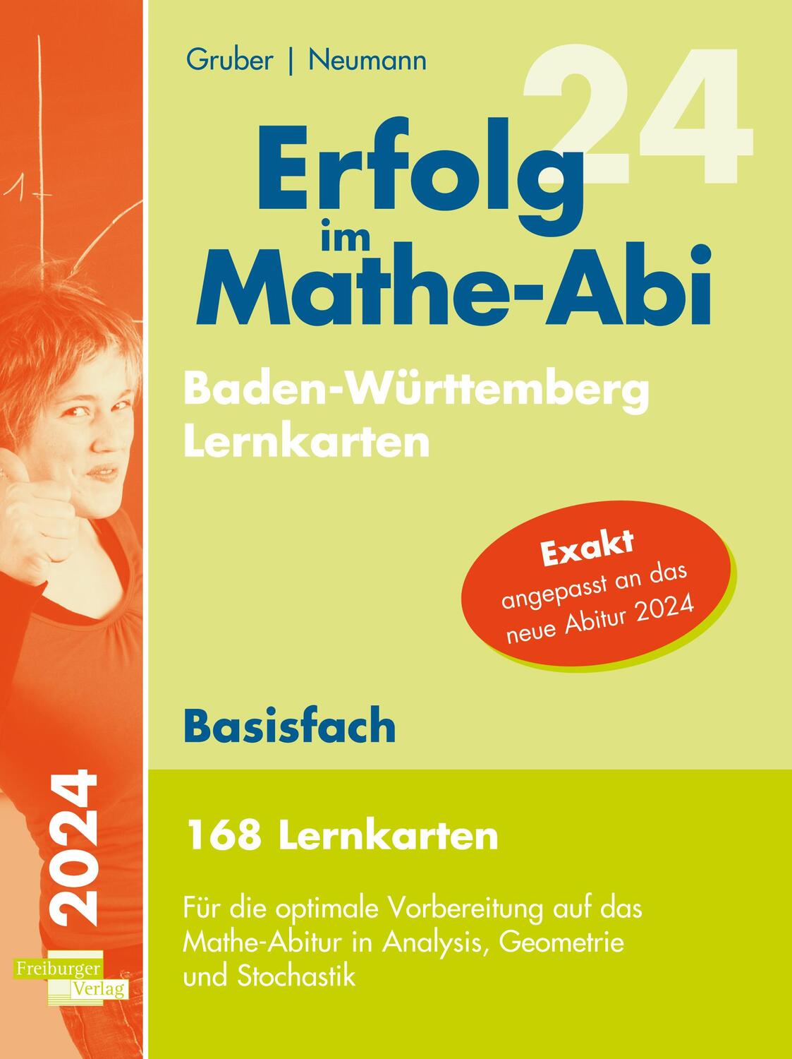 Cover: 9783868148244 | Erfolg im Mathe-Abi 2024, 168 Lernkarten Basisfach...