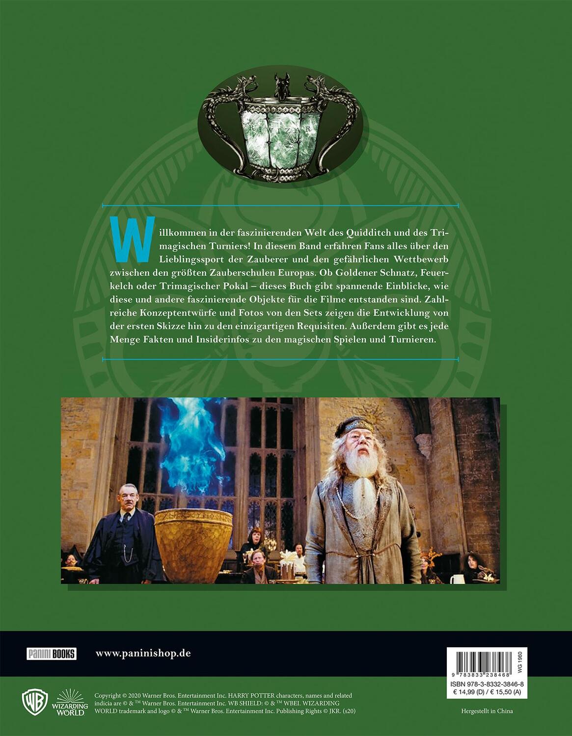 Rückseite: 9783833238468 | Harry Potter Filmwelt | Jody Revenson | Buch | 64 S. | Deutsch | 2020