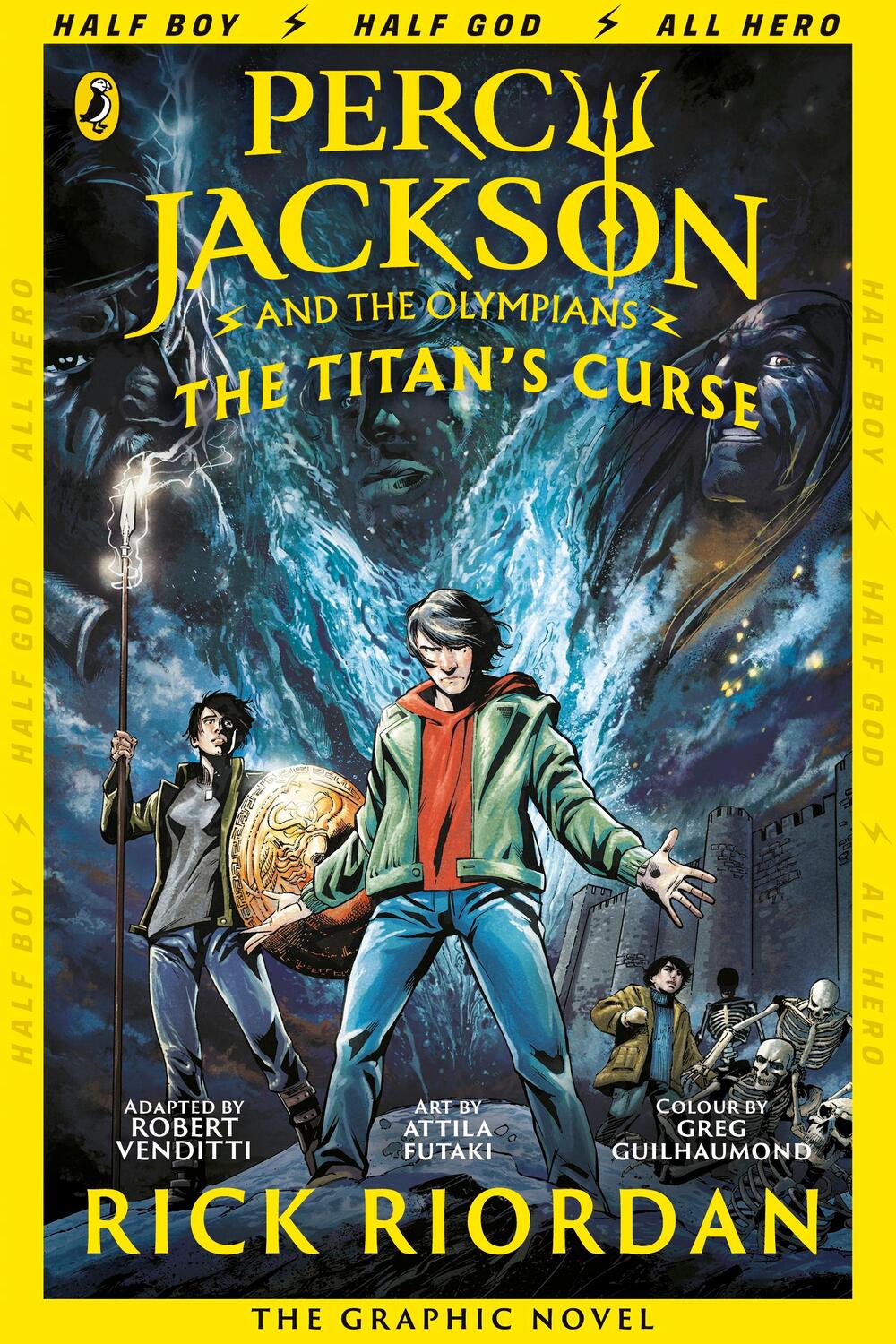 Cover: 9780141338262 | Percy Jackson and the Titan's Curse: The Graphic Novel | Rick Riordan