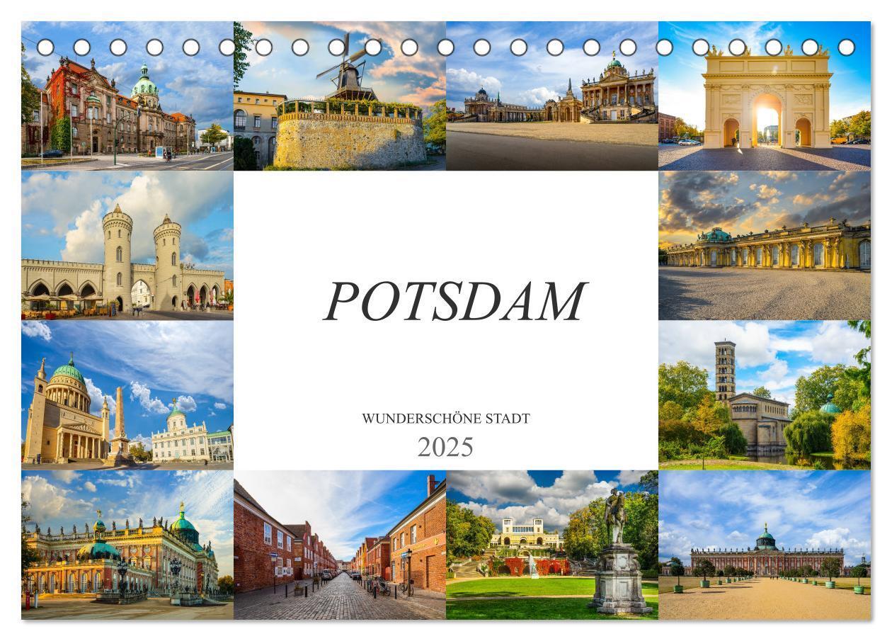 Cover: 9783435278879 | Potsdam Wunderschöne Stadt (Tischkalender 2025 DIN A5 quer),...