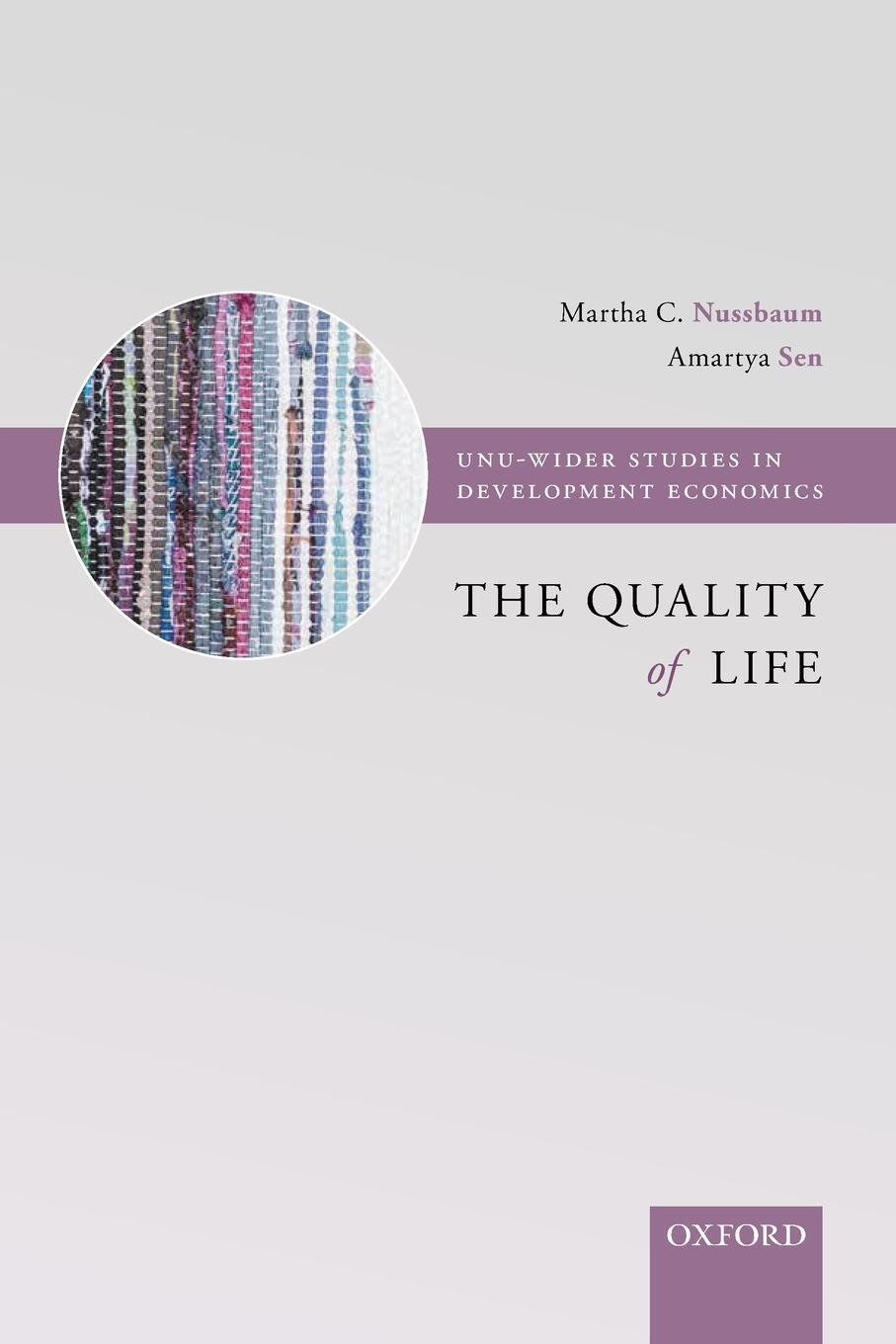 Cover: 9780198287971 | The Quality of Life | Amartya K. Sen | Taschenbuch | Paperback | 1993