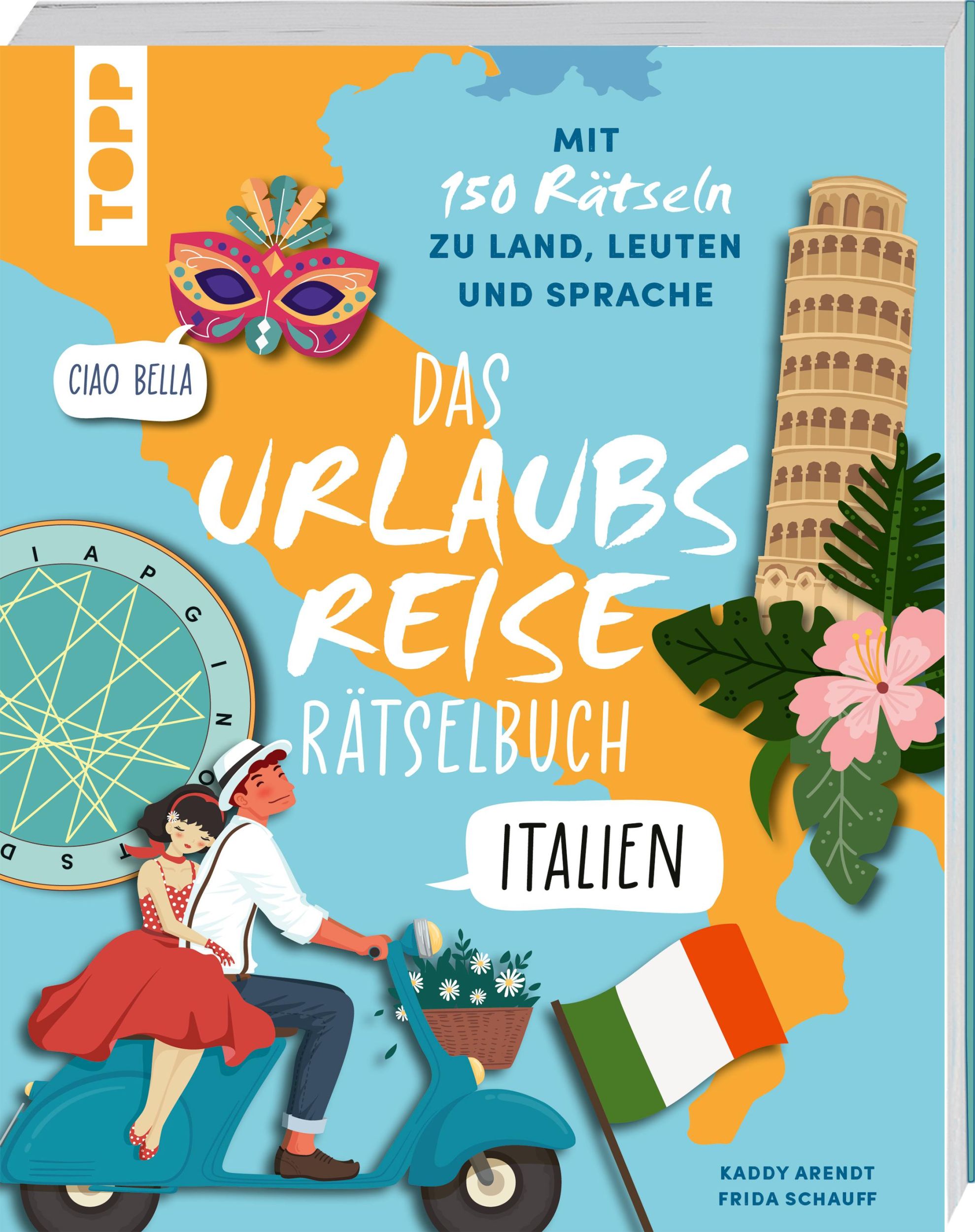 Cover: 9783735853738 | Urlaubsreise-Rätselbuch Italien - Mit 150 Rätseln zu Land, Leuten...